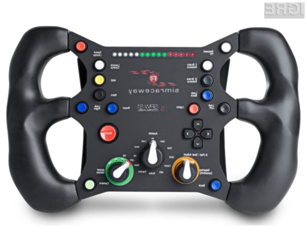 Z volanom Simraceway SRW-S1 Steering Wheel bo igranje dirkaških iger postalo nadvse razburljivo!