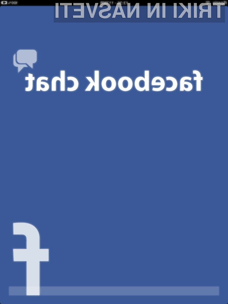 Od zdaj naprej bo Facebook uporabnikom omogočal, da bodo znotraj klepeta lahko vnašali tudi profilne slike.