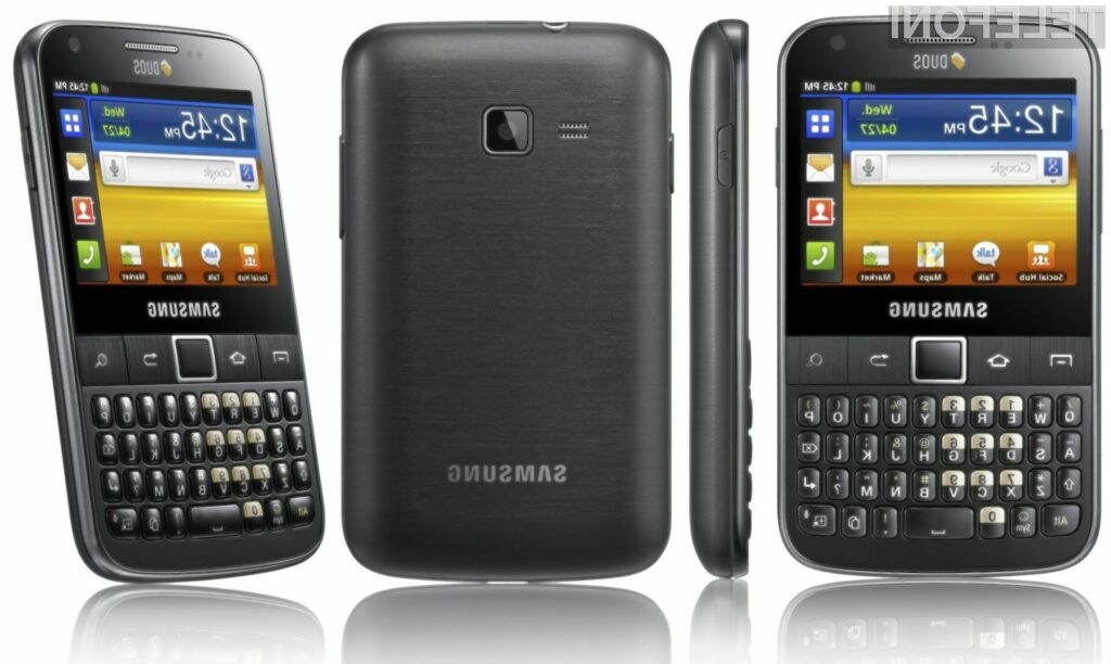 Tisti, ki na svojem telefonu napišejo veliko sporočil, bodo verjetno raje posegli po modelu Galaxy Y Pro Duos.