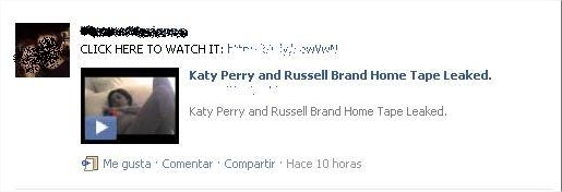 Nov Facebook črv se širi s pomočjo Katy Perry in Russlla Branda