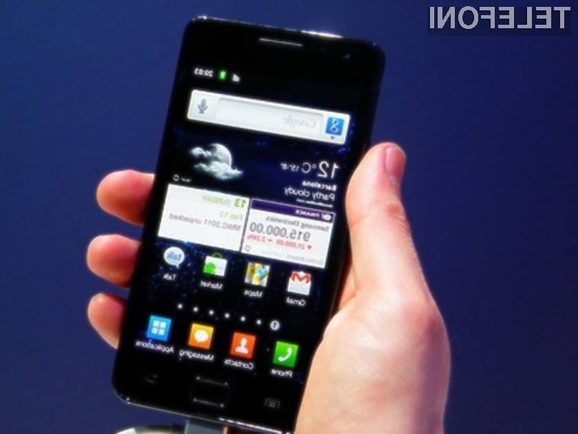 Prenovljeni pametni mobilni telefon Samsung Galaxy S2 bo pisan na kožo ljubiteljem visokoločljivih filmskih posnetkov!