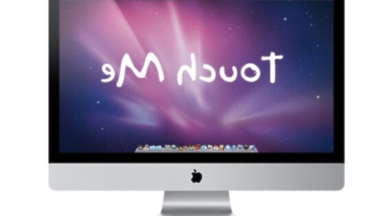 Apple naj bi z na dotik občutljivimi zasloni kmalu opremil osebne računalnike iMac.