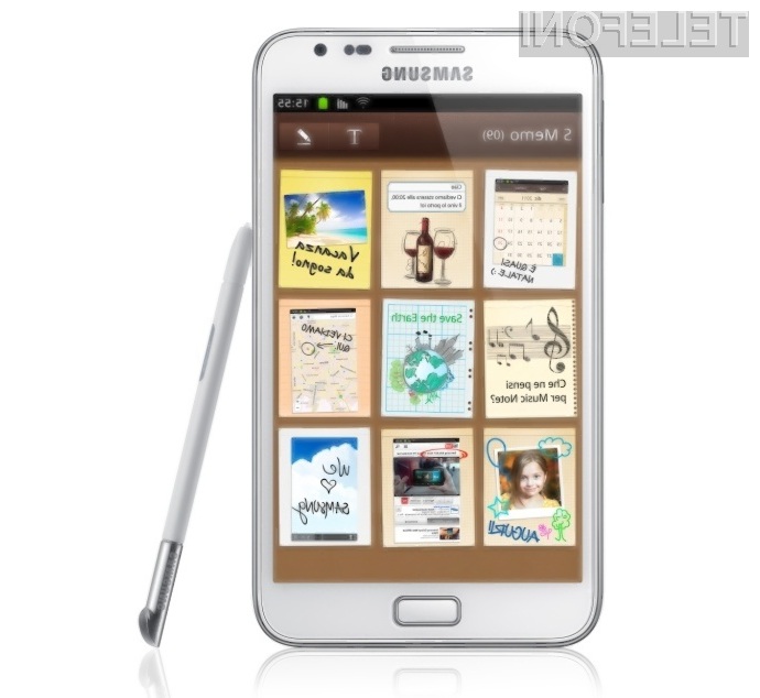 Boste vašo boljšo polovico razveselili z mobilnikom Galaxy Note White?