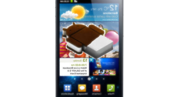 Android 4.0 Ice Cream Sandwich se več kot odlično prilega mobilnikoma Samsung Galaxy S2 in Galaxy Note.