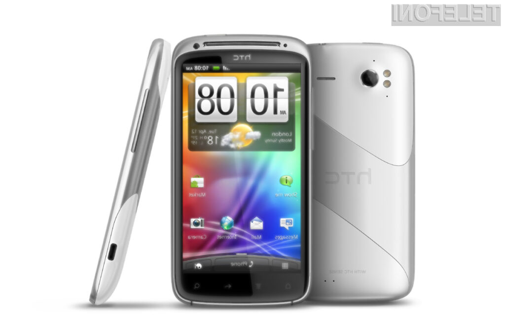 Belo snežna različica HTC Sensation-a, bo na prodajne police prišla šele v marcu.