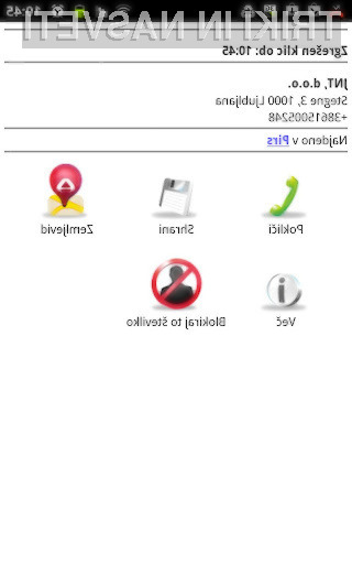 Aplikacija »Pirs prepozna klicatelja« je švicarski nož med spletnimi imeniki!