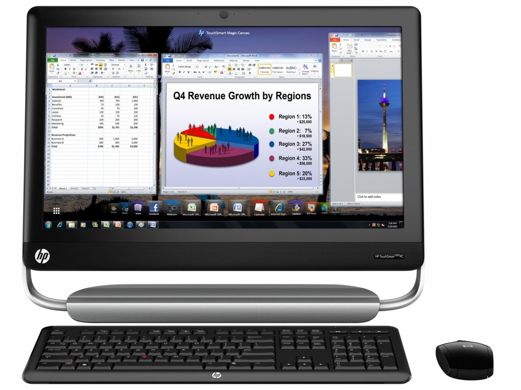 HP Touch Smart Elite 7320 All-in-one zaslon na dotik