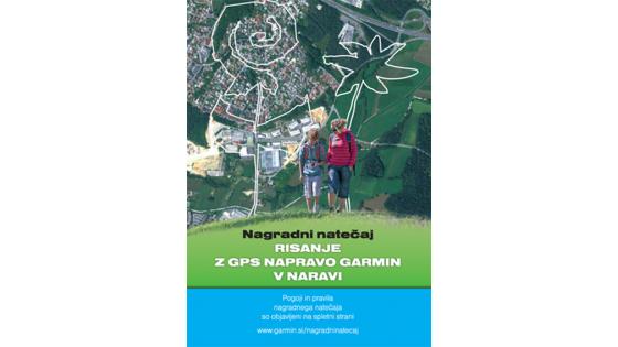 Risanje z GPS napravo Garmin v naravi