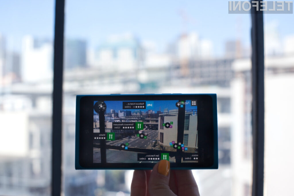 Razširjeno resničnost bodo odslej uporabniki koristili tudi na pametnih telefonih Lumia.