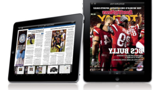 iPad je odličen za branje revij.