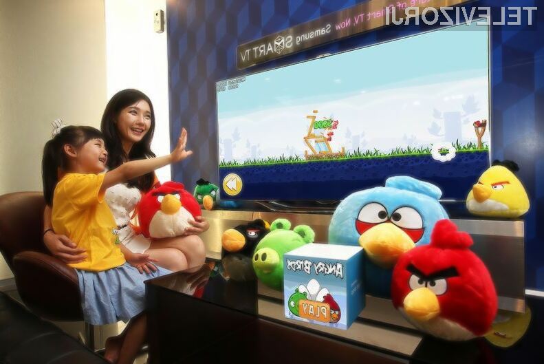 Računalniška igra Angry Birds se odlično prilega Samsungovim pametnim televizorjem!