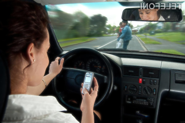 Uporaba mobilnika med vožnjo ubija!