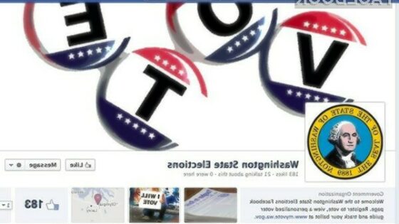 Ameriška zvezna država Washington bo kot prva ponudila registracijo volivcev preko Facebooka.