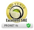 PRONET Kranj prejel certifikat Excellent SME Slovenia