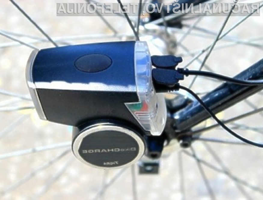 Vožnja s kolesom in dinamom BikeCharge Dynamo bo izboljšala vaše zdravje in hkrati napolnila vašo mobilno napravo.