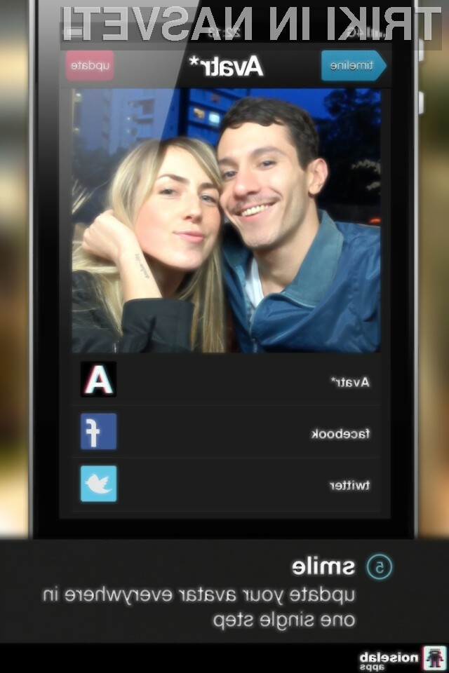 Avatr* je aplikacija, ki bo poenostavila ustvarjanje profilnih slik.