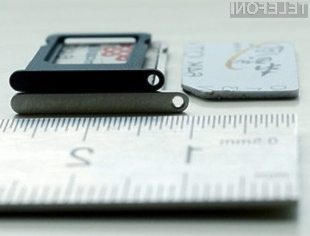 Novi iPhone bo »sprejemal« le Nano-SIM kartice!