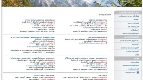 Informacijska družba še naprej intenzivno spreminja svet in tudi slovensko družbo.