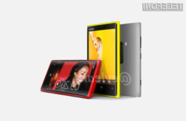 Nokia Lumia 920 se bo lahko pohvalila z novim operacijskim sistemom Windows Phone 8.