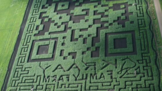 Največja QR koda na svetu se razteza na kar 29.000 kvadratnih metrih.