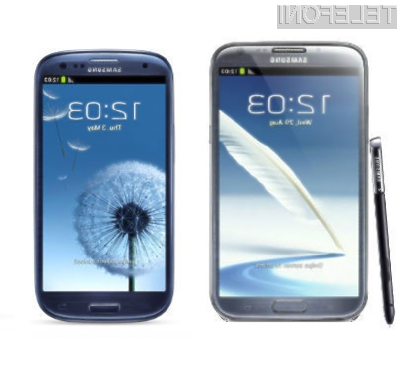 Pametnemu mobilnemu telefonu Samsung Galaxy Note 2 bo le stežka zmanjkalo sape!