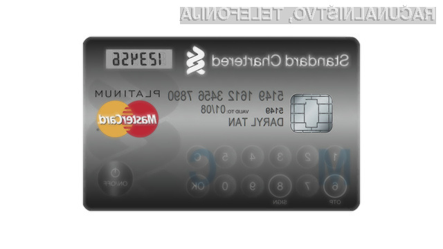 Z novo kreditno kartico podjetja MasterCard je varnost pri spletnih nakupih zagotovljena!