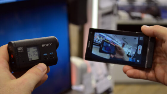 Sony Action Cam premore tudi Wi-Fi povezljivost.