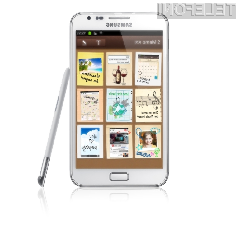 Uporabniki mobilnikov Samsung Note bodo posodobitev prejeli precej kasneje, kot je bilo sprva napovedano.