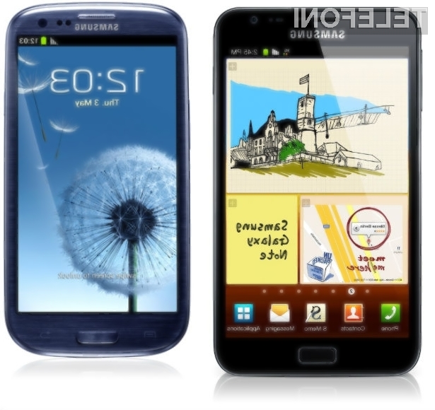 Uporabniki pametnih mobilnikov Galaxy S3 in Galaxy Note 2 morajo biti pri nameščanju »sumljive« programske opreme še posebno previdni!
