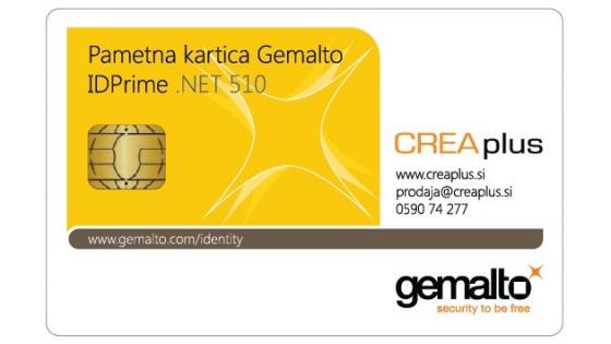 Pametna kartica Gemalto IDPrime .NET 510