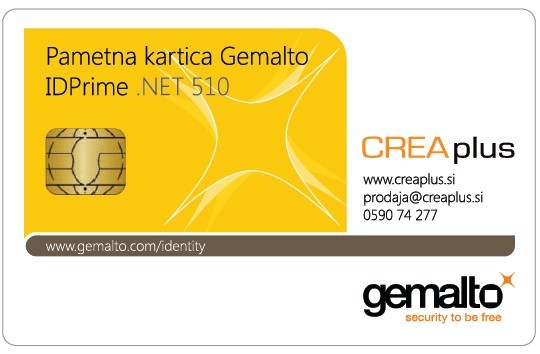 Pametna kartica Gemalto IDPrime .NET 510