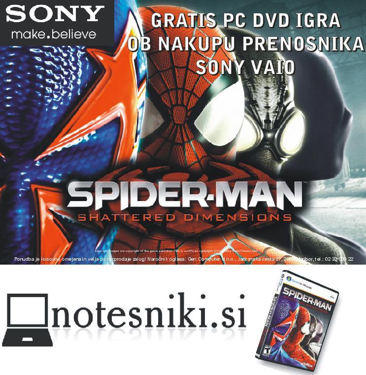 Prihaja Spider Man, da bo rešil Slovenijo - Računalniške novice