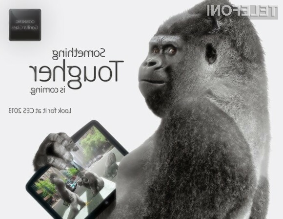 Prve mobilne naprave, opremljene z zaščitnim steklom Gorilla Glass 3, lahko na trgu pričakujemo še pred poletjem.