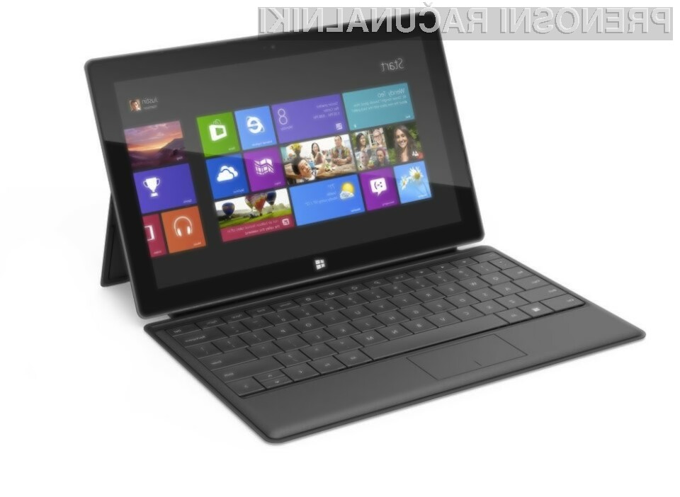 Skupaj s tablico Microsoft Surface Pro bo mogoče kupiti tudi priročno tipkovnico!