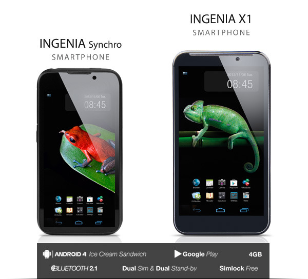Android ICS, dvojna SIM, dve jedri in poseben grafičen čip so glavni aduti nove linije Ingenia.