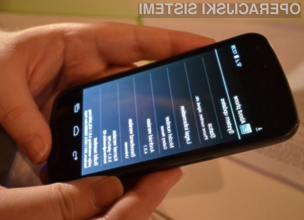 Mobilni operacijski sistem Android 4.2.2 Jelly Bean je trenutno na voljo le za Googlove mobilne naprave družine Nexus.