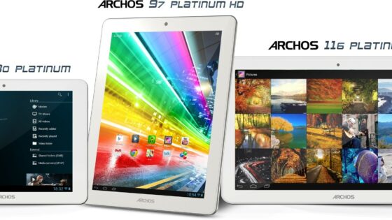 Archos je predstavil tri nove tablice iz družine Platinum.