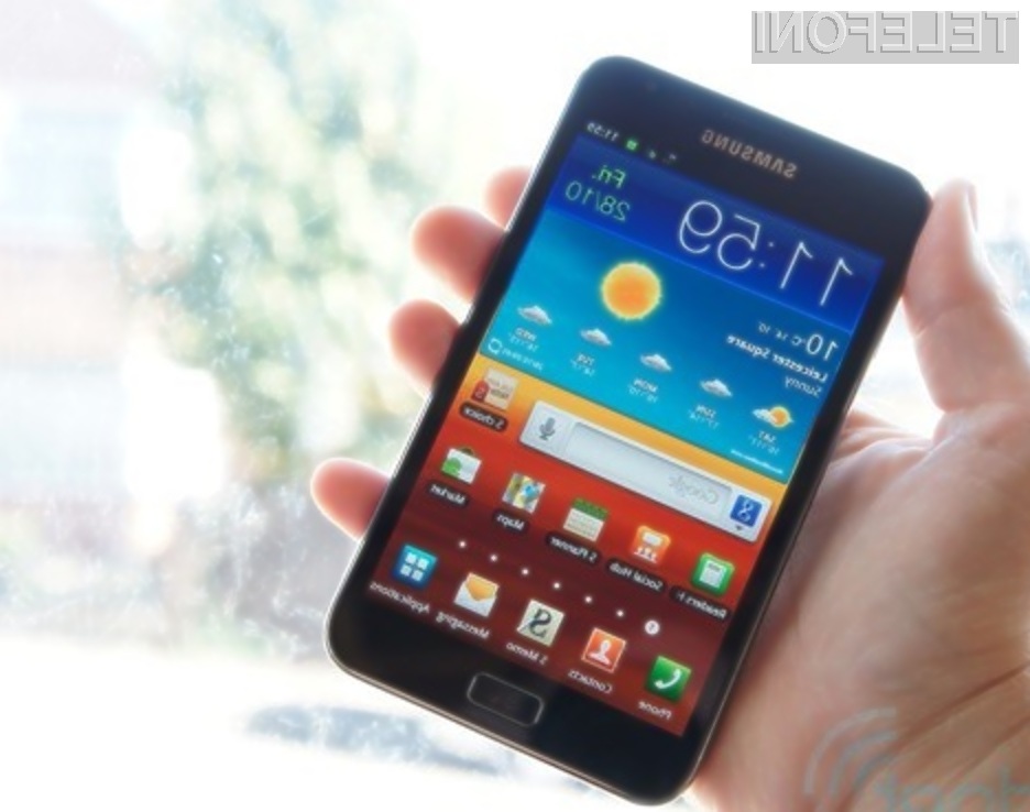 Operacijski sistem Android 4.1.2 Jelly Bean se odlično prilega mobilniku Galaxy Note GT-N7000.