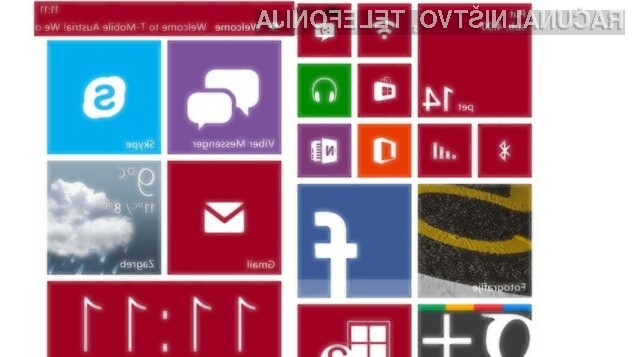 Mobilni operacijski sistem Windows Phone 8 lahko povsem prilagodimo našim zahtevam in potrebam!