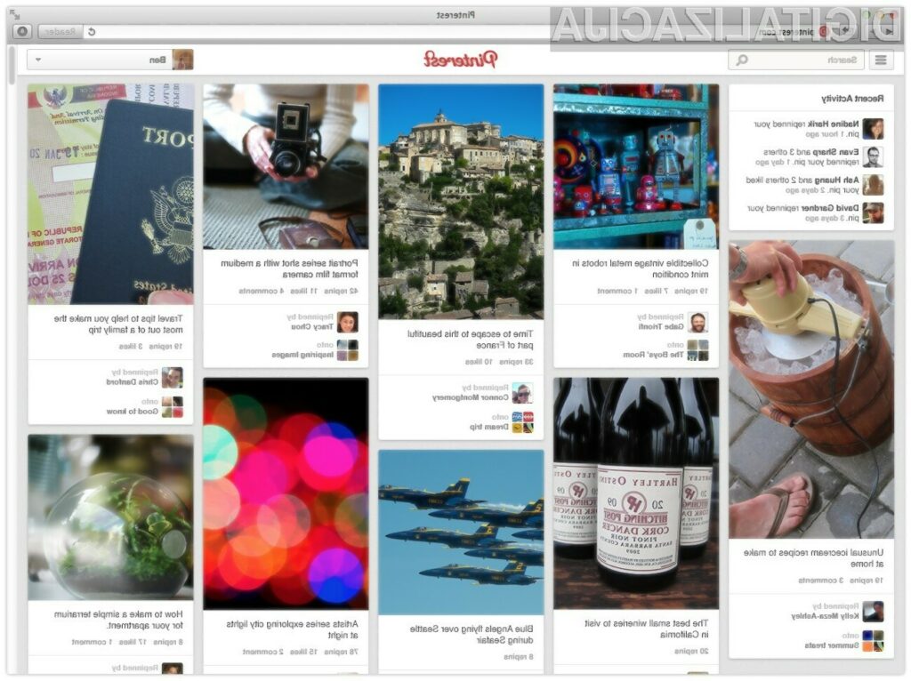 Družbeno omrežje Pinterest vas bo s prenovljeno obliko in novimi funkcijami zlahka prepričal!