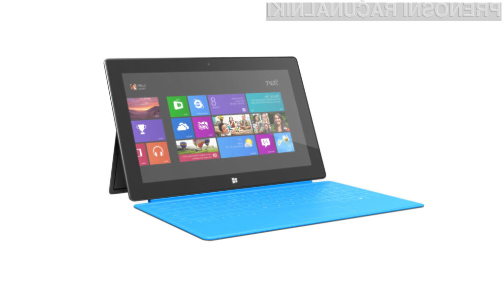Na manjši tablici Microsoft Surface bo po vsej verjetnosti že nameščen sistem Windows RT 8.1 (Windows Blue).