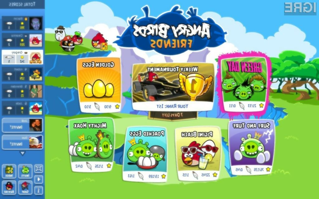 Priljubljena igra Angry Birds Friends prihaja tudi na mobilne naprave.