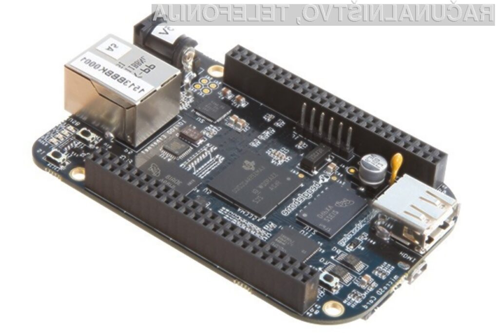 Na miniaturni računalnik BeagleBone Black lahko namestimo celo operacijska sistema Android in Ubuntu.