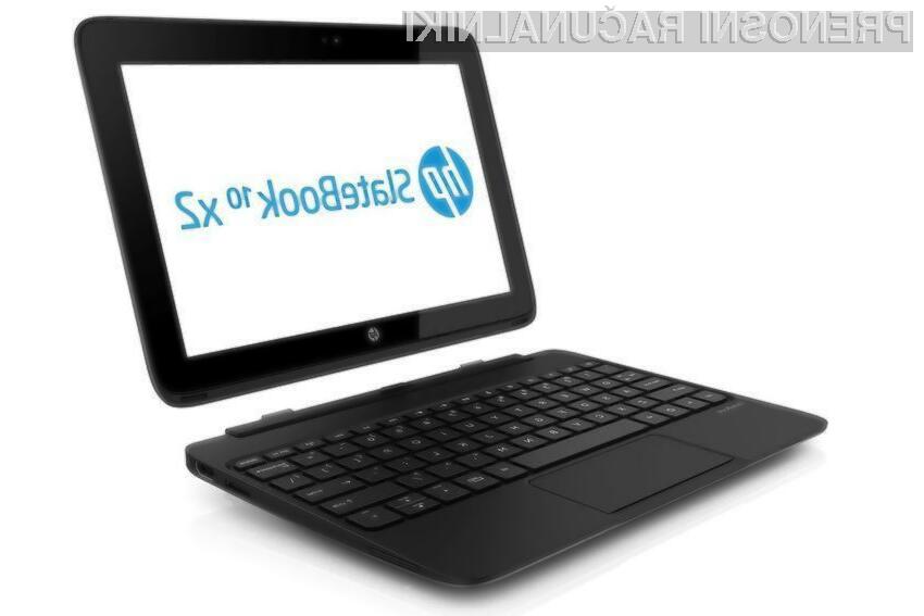 Miniaturni hibridni prenosnik HP SlateBook x2 odlikujejo vsestranska uporabnost, zmogljivost in dolga avtonomija delovanja.