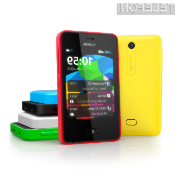 Pametni mobilni telefon Nokia Asha 501 kljub nizki ceni ponuja veliko!