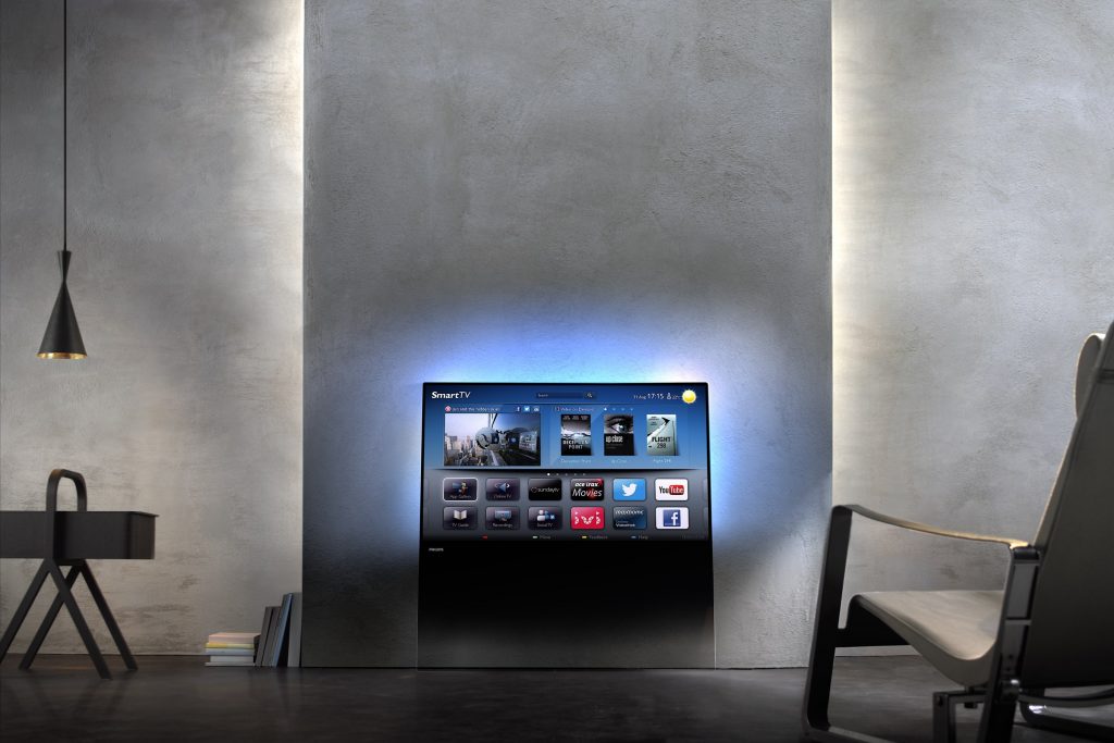Najnovejše serije Philipsovih pametnih televizorjev razkrite v sodobnem dizajnerskem domu