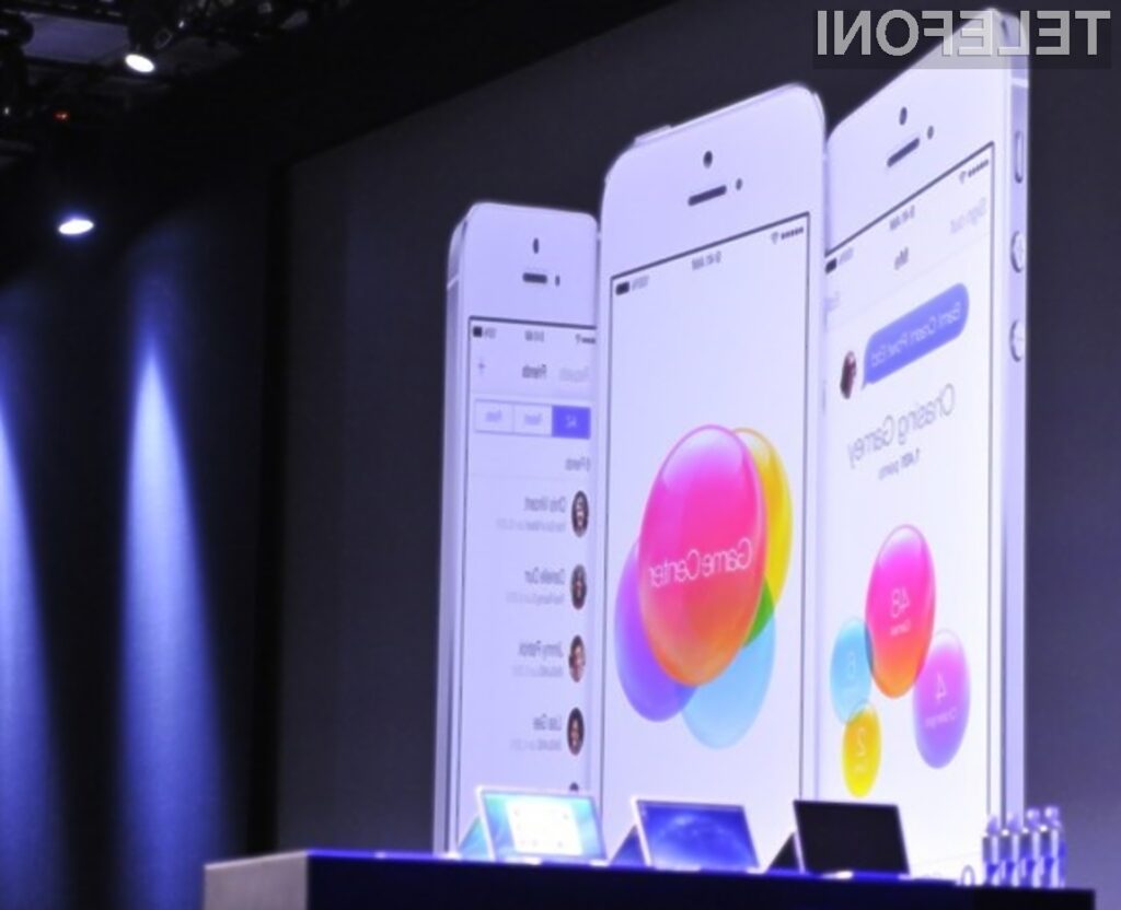 Apple s povsem prenovljenim mobilnim operacijskim sistemom iOS 7