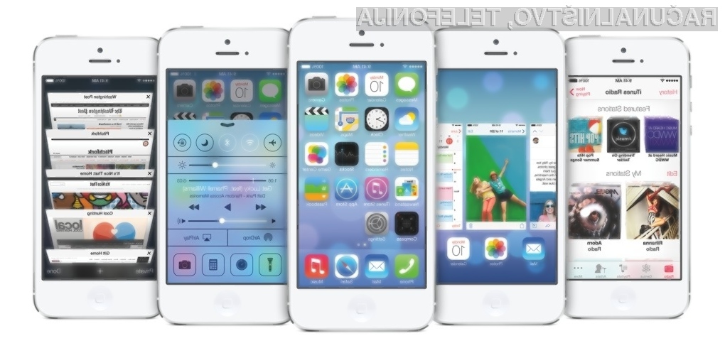 Novi iOS 7 ima veliko izposojenih vizualnih elementov.