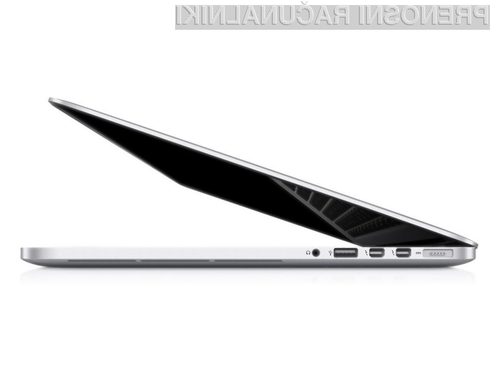 Nove prenosne računalnike Apple MacBook Pro naj bi z enim polnjenjem uporabljali kar vrtoglavih 15 ur!