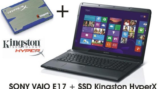 Sony VAIO laptop pimped with Kingston SSD